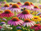 Mobile Preview: KI-Sonnenhut - Echinacea purpurea "Color Mix"